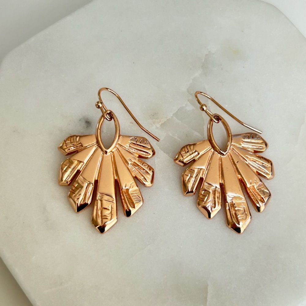 RARE Kendra Scott Rose Gold Drop Earring Prototype